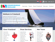 Tablet Screenshot of congresbureaufriesland.nl